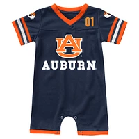 Colosseum Navy Auburn Tigers Bumpo Football Romper