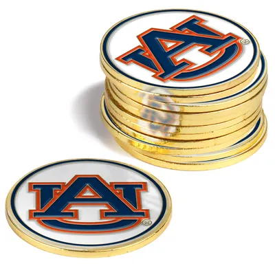 Auburn Tigers 12-Pack Golf Ball Marker Set