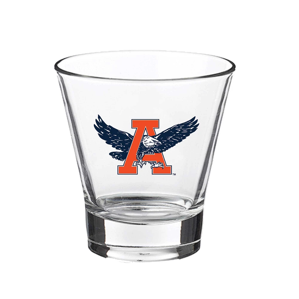 Tigres d'Auburn 12oz. Verre à roche à voûte inclinée