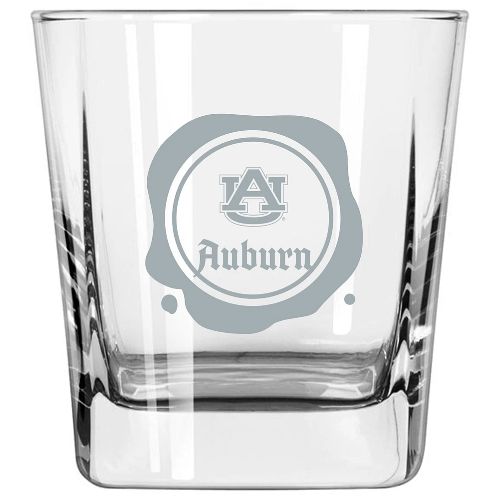 Auburn Tigers 14oz. Frost Stamp Old Fashioned Glass