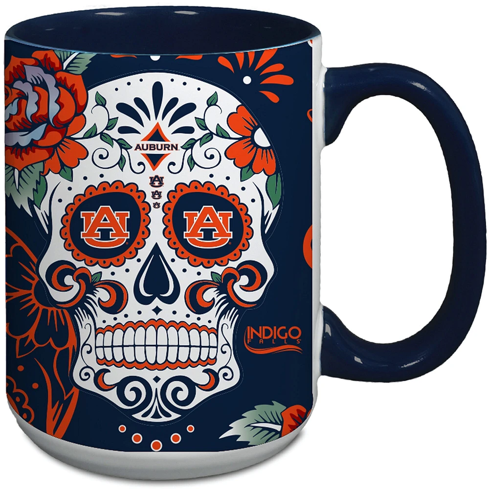 Auburn Tigers 15oz. Java Dia de los Muertos Mug