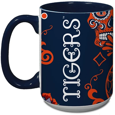 Auburn Tigers 15oz. Java Dia de los Muertos Mug