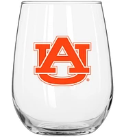 Verre à boisson incurvé de 16 oz des Auburn Tigers pour le jour du match