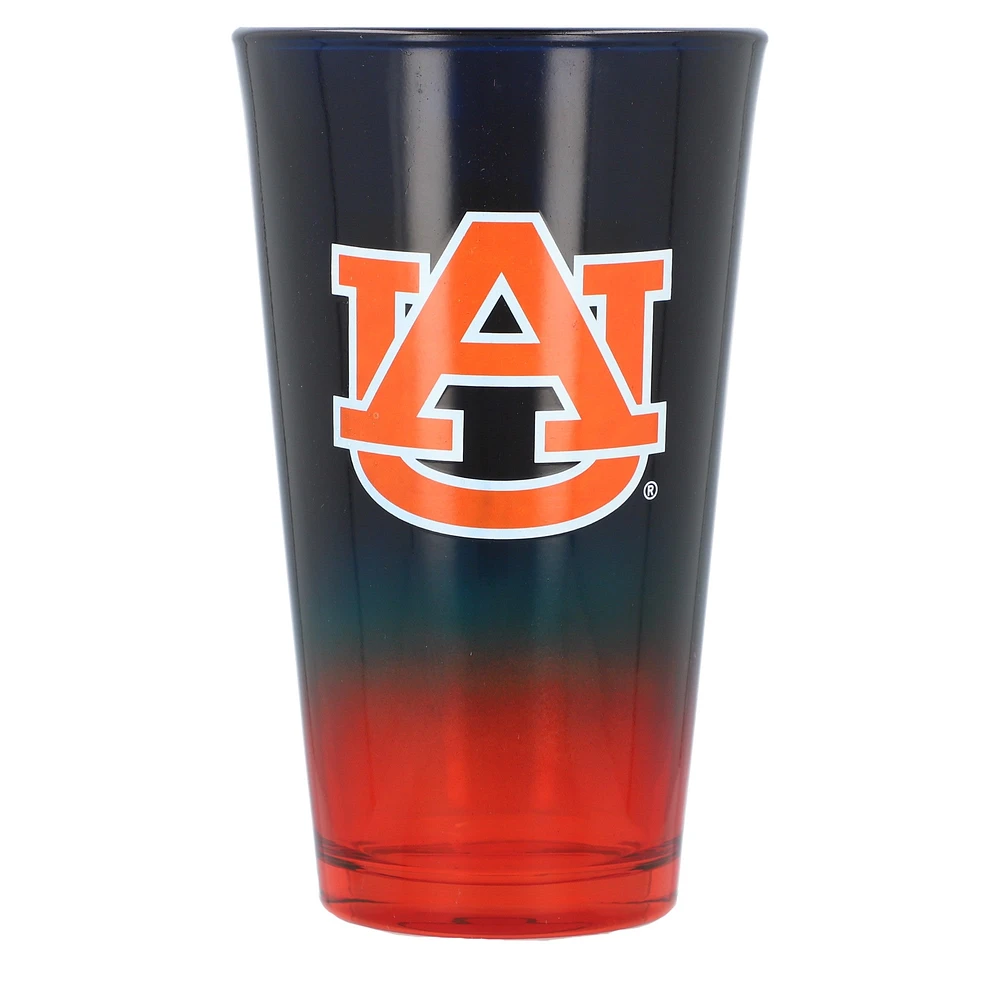 Tigres d'Auburn 16oz. Verre à pinte ombré