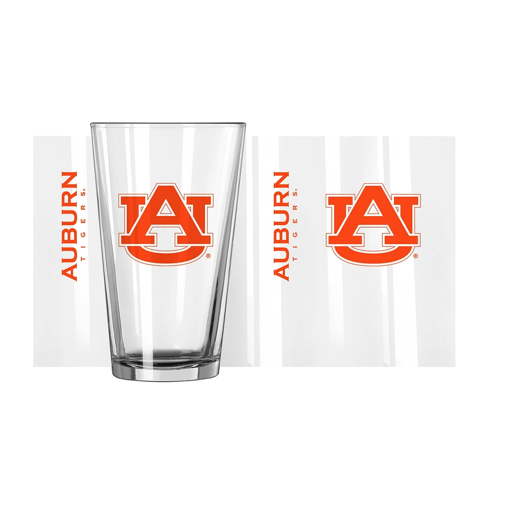 Tigres Auburn 16 oz. Verre à pinte Team Wordmark Game Day