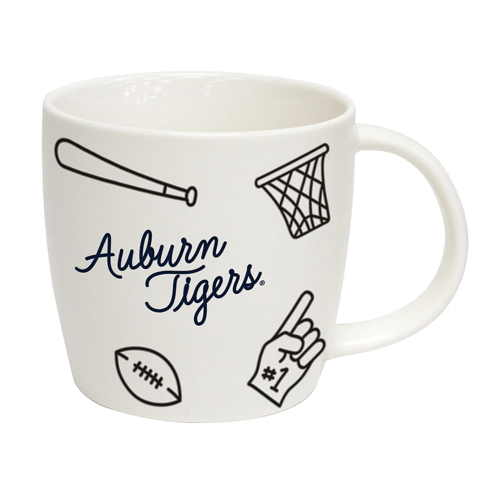 Tigres d'Auburn 18oz. Tasse de meneur de jeu