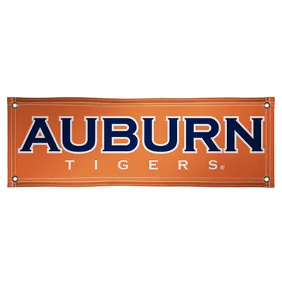 Auburn Tigers 2' x 6' Wordmark Vinyl Banner