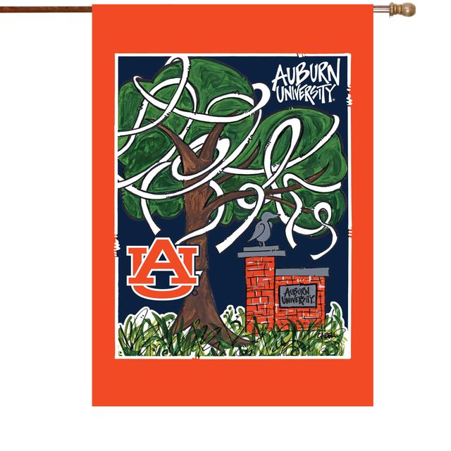 Auburn Tigers 71,1 x 101,6 cm Drapeau de maison double face More Than Tailgating