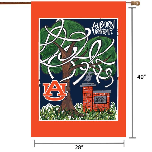 Auburn Tigers 71,1 x 101,6 cm Drapeau de maison double face More Than Tailgating