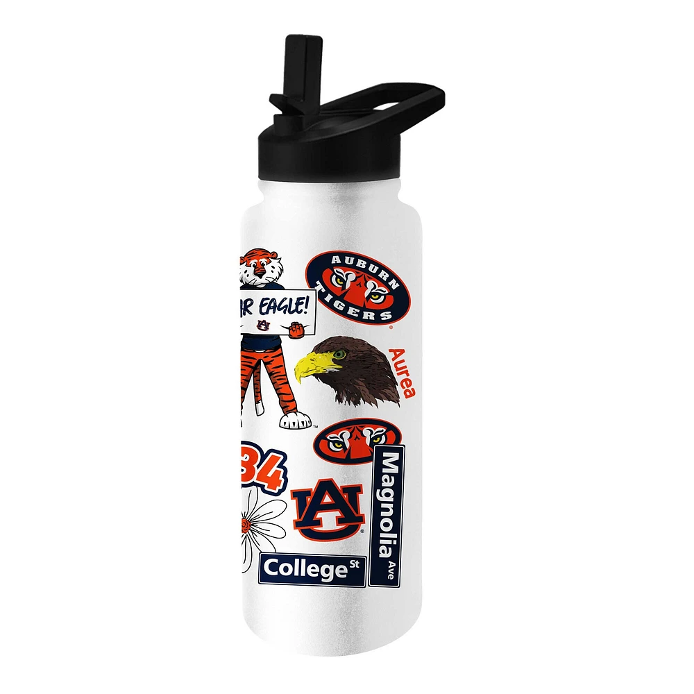 Tigres Auburn 34 oz. Bouteille Quencher native