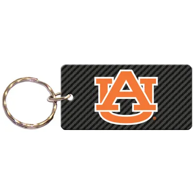 Auburn Tigers Carbon Printed Acrylic Team Color Logo Keychain