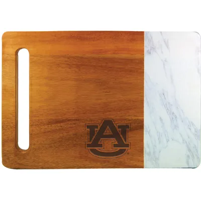 Auburn Tigers Cutting & Serving Board with Faux Marble