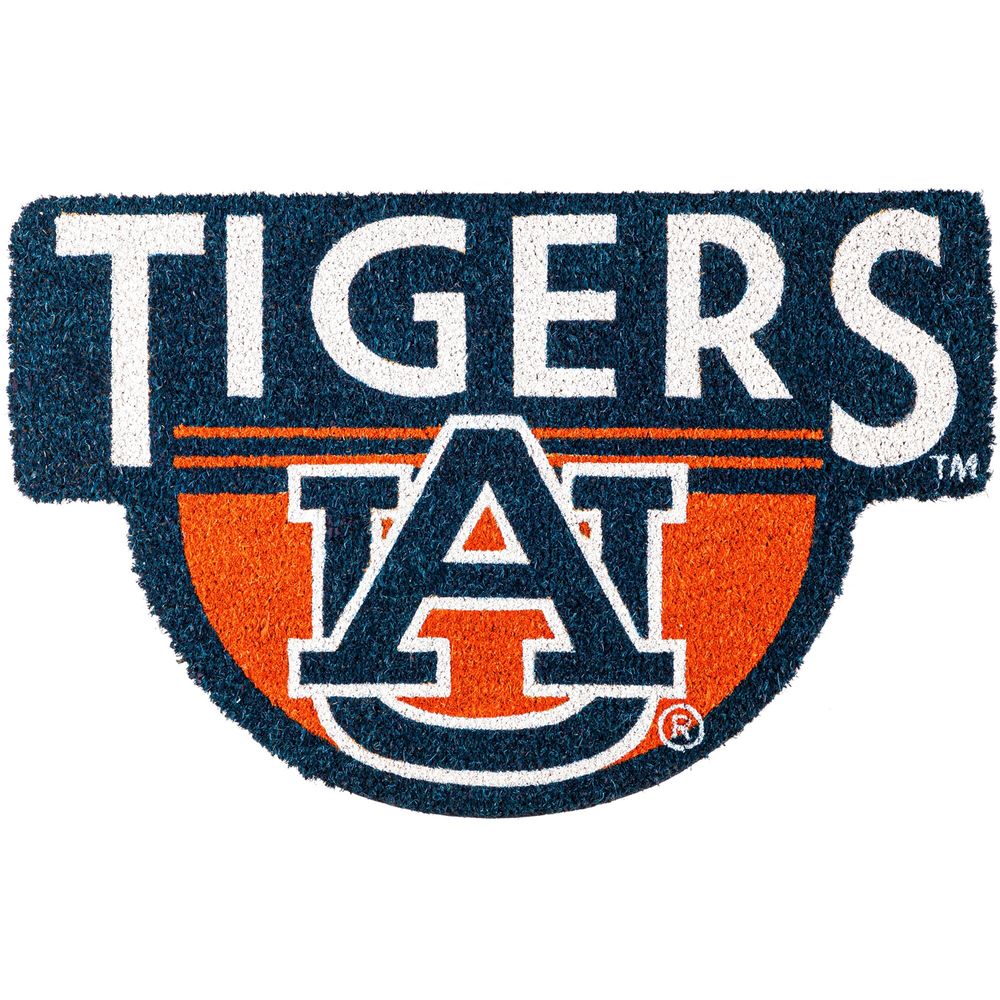 Auburn Tigers Shaped Coir Doormat