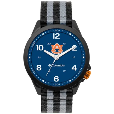 Auburn Tigers Columbia Crestview 3-Hand Date Nylon Strap Watch - Black