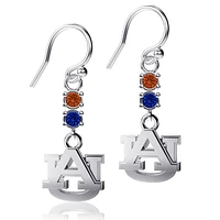 Dayna Designs Auburn Tigers Dangle Crystal Earrings