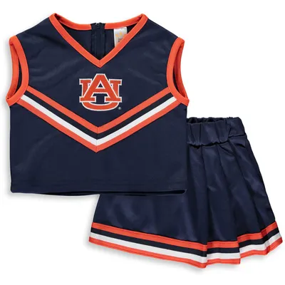 Auburn Tigers Girls Youth Two-Piece Cheer Set - Navy