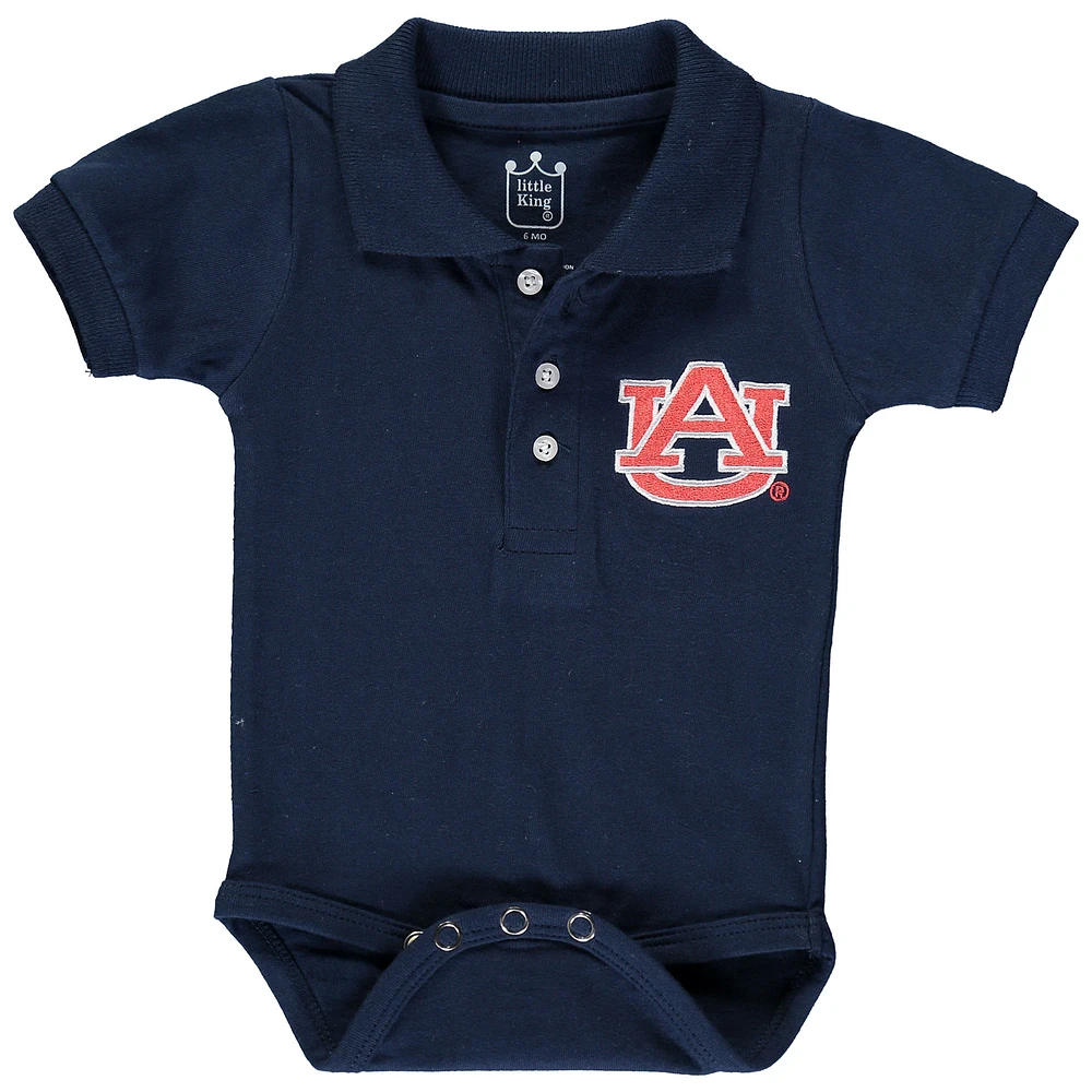 Body polo bleu marine Auburn Tigers pour bébé