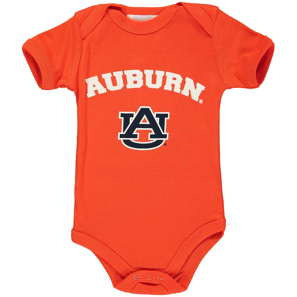 Body Orange Auburn Tigers Arch & Logo pour bébé