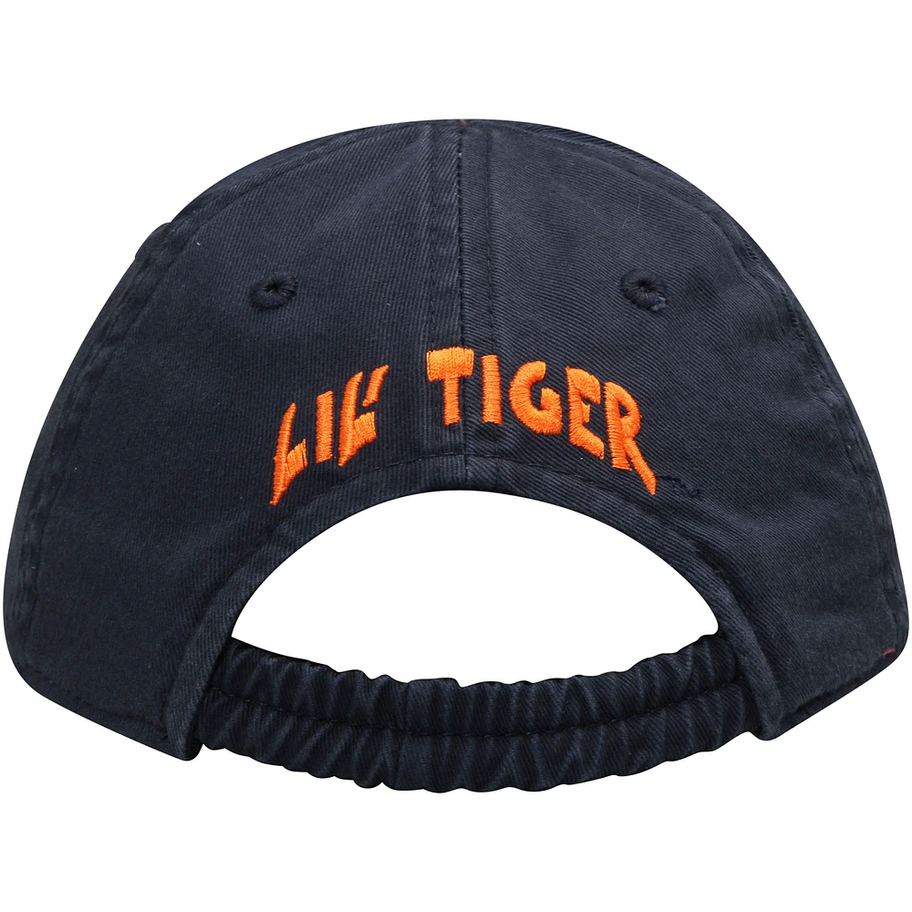 Chapeau ajustable pour bébé Top of the World Navy Auburn Tigers Mini Me