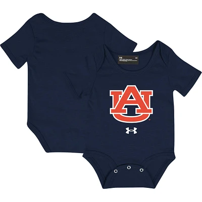 Infant Under Armour Navy Auburn Tigers Logo Bodysuit