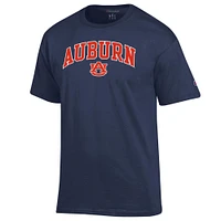 Men's Champion  Navy Auburn Tigers Arch Over Logo T-Shirt