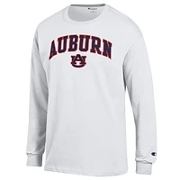 T-shirt à manches longues avec logo Arch Over Champion Auburn Tigers pour homme