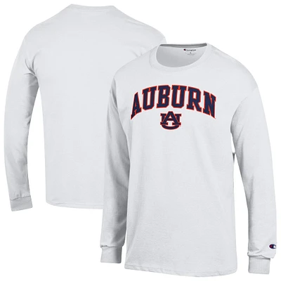 T-shirt à manches longues avec logo Arch Over Champion Auburn Tigers pour homme