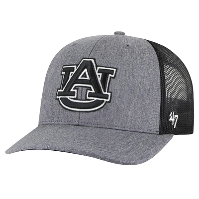 Men's '47 Charcoal Auburn Tigers Carbon Trucker Adjustable Hat