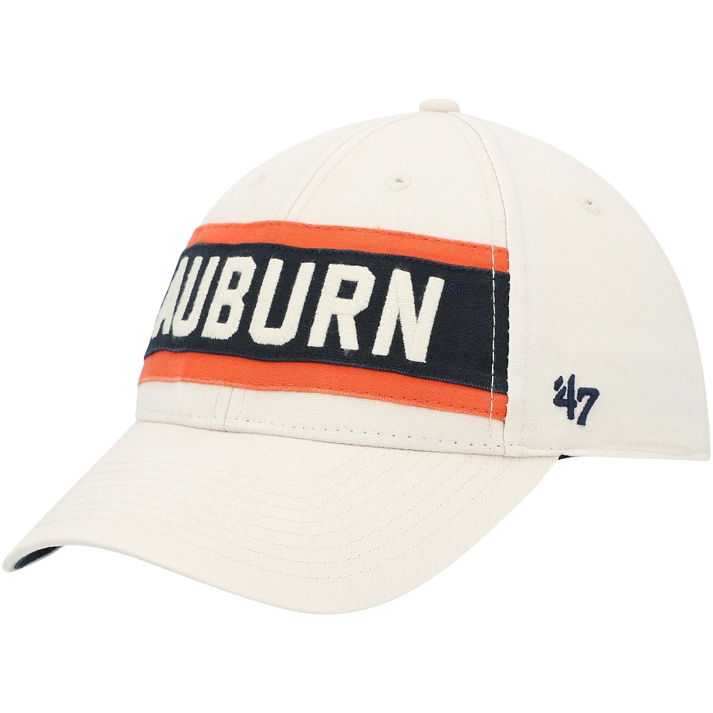 Casquette réglable '47 Cream Auburn Tigers Crossroad MVP pour homme