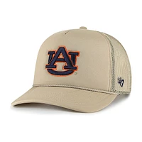 Men's '47 Khaki Auburn Tigers Foam Front Mesh Trucker Snapback Hat