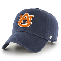 Men's '47 Navy Auburn Tigers 2025 NCAA Men's Basketball Tournament March Madness Final Four Clean Up Adjustable Hat