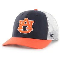 Casquette réglable '47 Navy Auburn Tigers Side Note Trucker pour homme