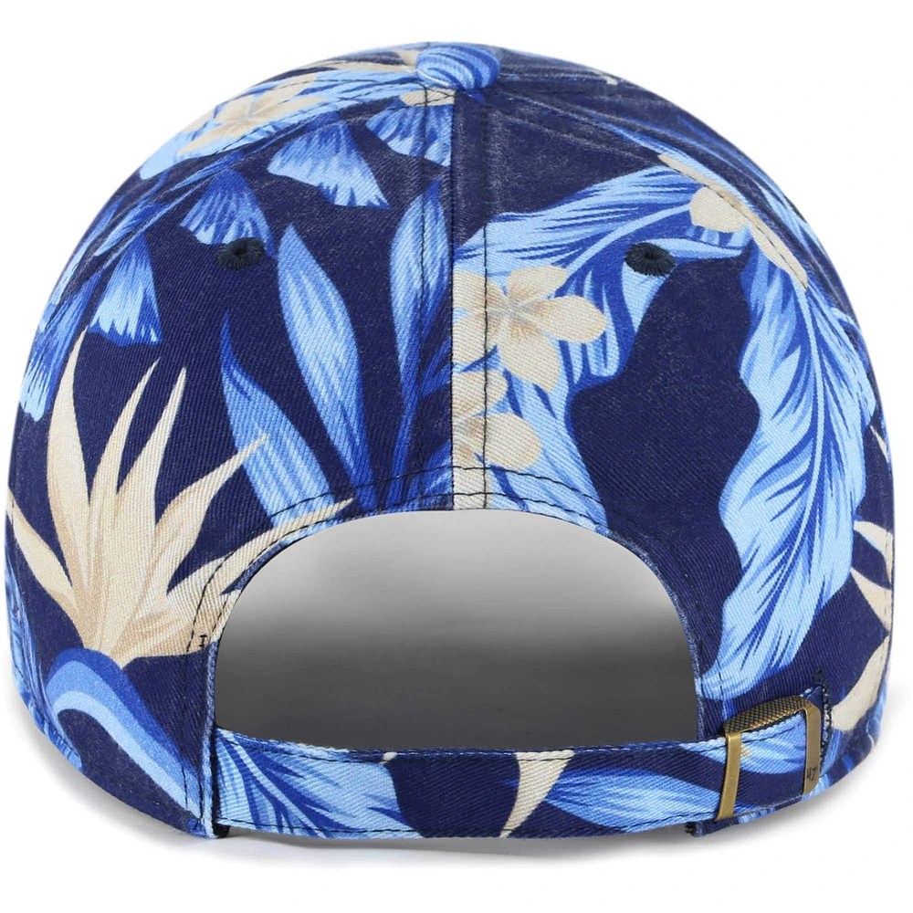 Casquette ajustable '47 Navy Auburn Tigers Tropicalia Clean Up pour hommes