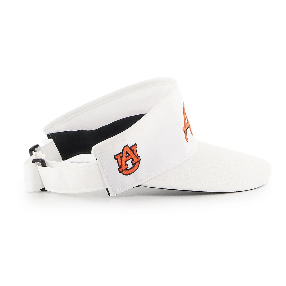 Men's '47 White Auburn Tigers Melbourne brrr° Adjustable Visor