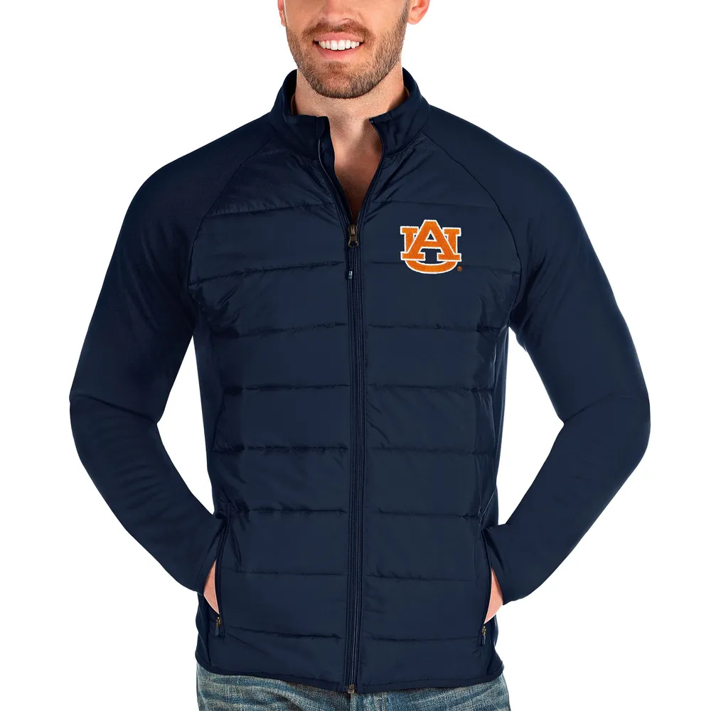 Auburn Tigers Under Armour Unstoppable Raglan Full-Zip Jacket - Navy