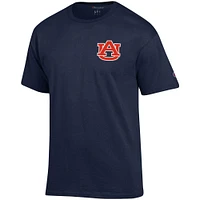 Men's Champion Navy Auburn Tigers Stack 2-Hit T-Shirt