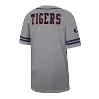 Men's Colosseum Gray Auburn Tigers Free Spirited Baseball Jersey
