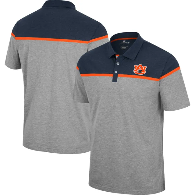 Men's Colosseum Heather Gray Arizona Wildcats Chamberlain Polo