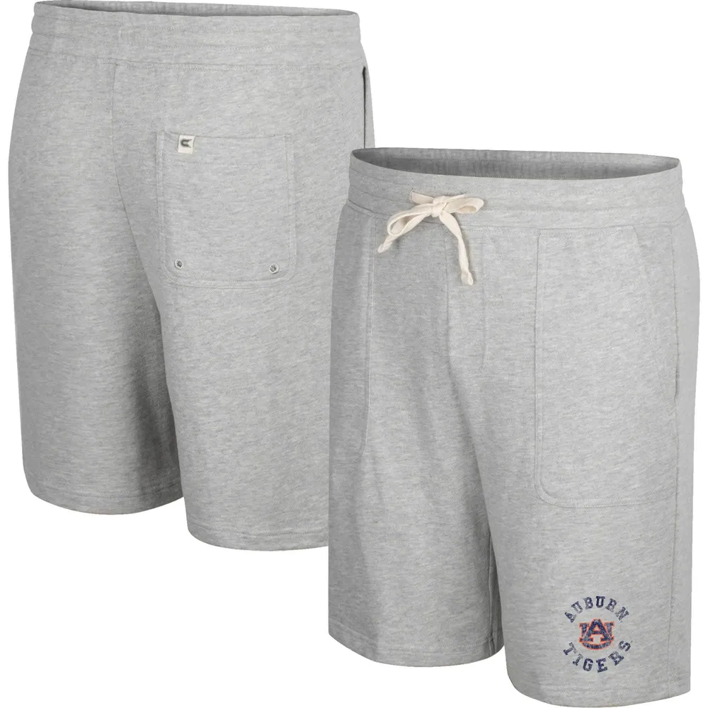 Men's Colosseum Heather Gray Auburn Tigers Love To Hear This Terry Shorts