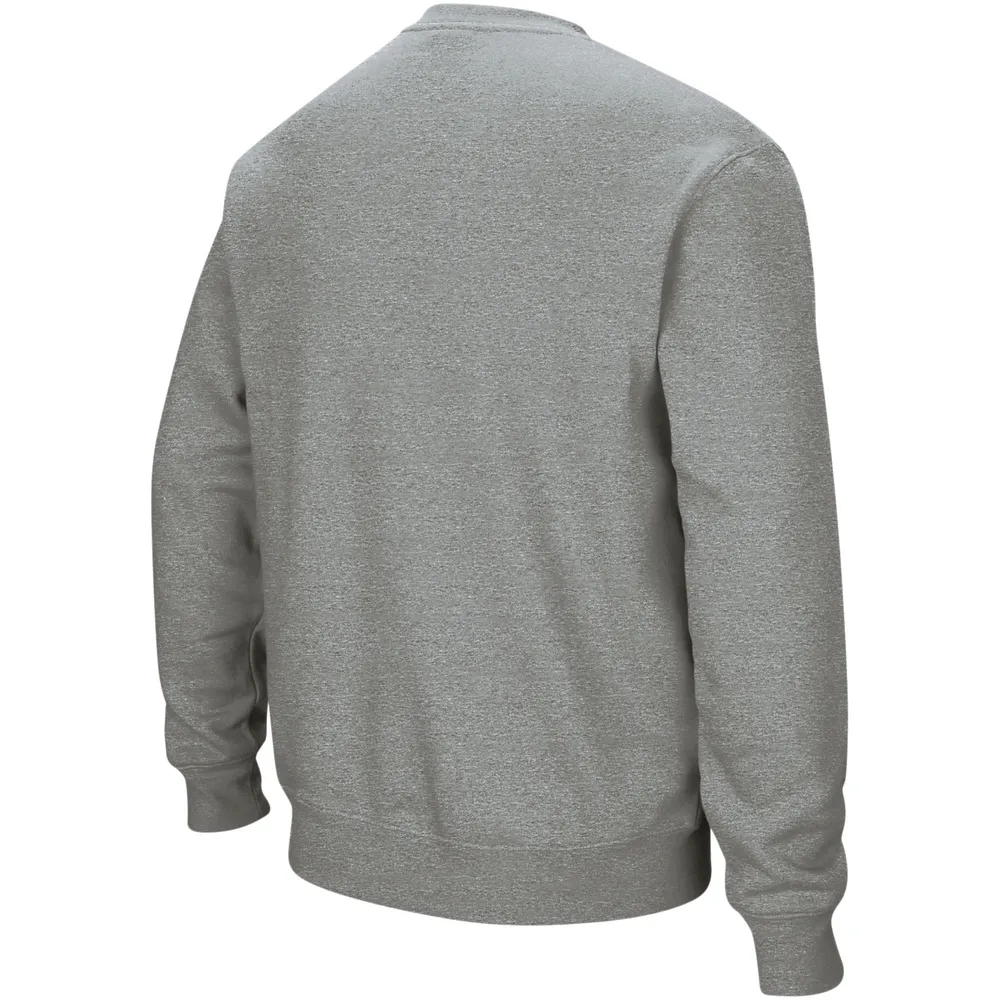 Sweat Colosseum gris chiné avec arche et logo Tigres Auburn pour homme