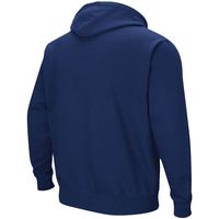 Men's Colosseum Navy Auburn Tigers Big & Tall Arch Logo 2.0 Pullover Hoodie