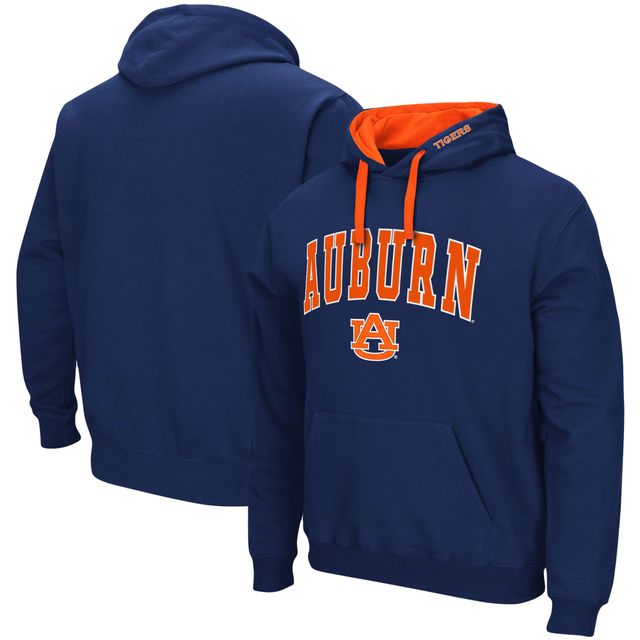 Sweat à capuche Colosseum Navy Auburn Tigers Big & Tall Arch Logo 2.0 pour homme