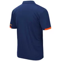 Men's Colosseum Navy Auburn Tigers Big & Tall Santry Polo