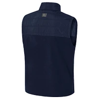 Men's Colosseum  Navy Auburn Tigers Block The Sun Full-Zip Vest