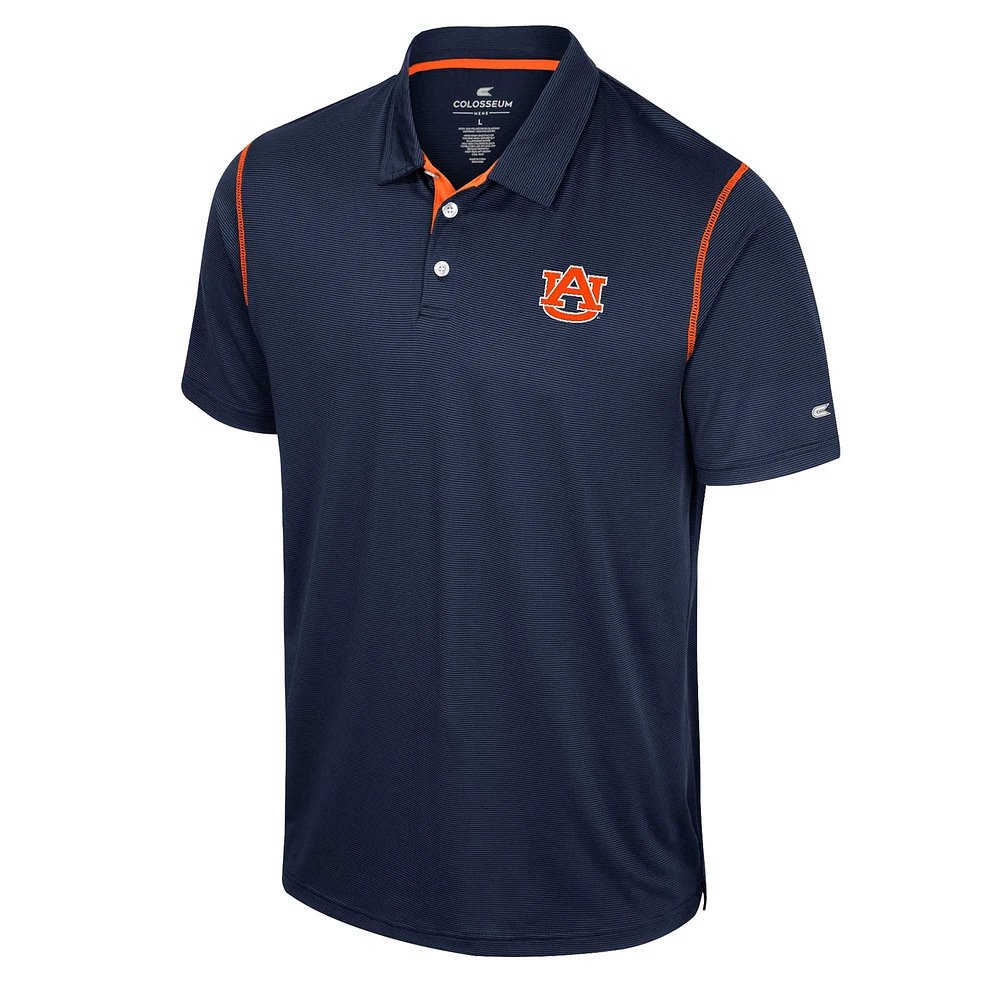 Polo Colosseum Navy Auburn Tigers Cameron pour homme