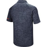 Men's Colosseum Navy Auburn Tigers Down Swing Polo