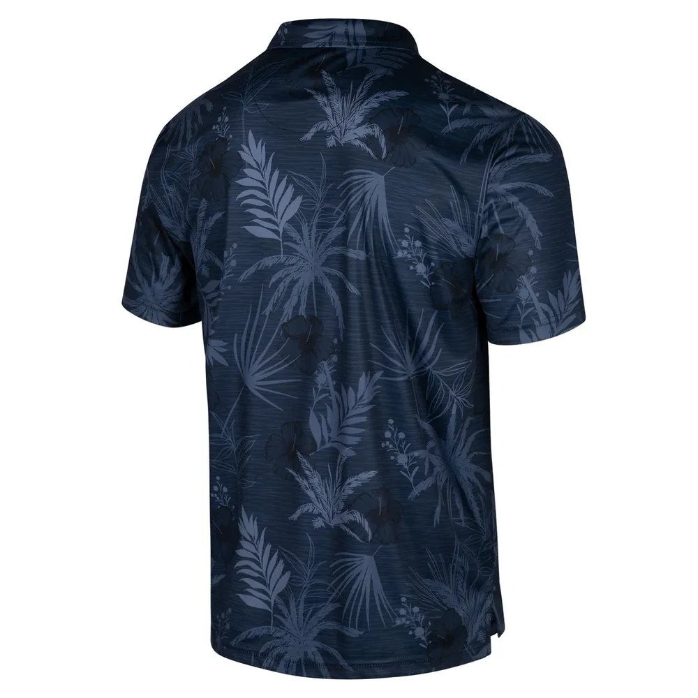 Men's Colosseum Navy Auburn Tigers Palms Team Polo