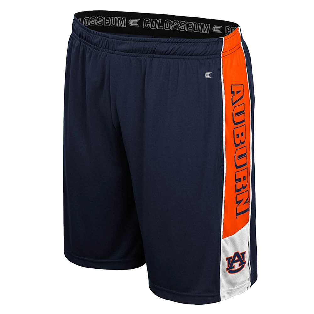 Men's Colosseum Navy Auburn Tigers Quantum Shorts