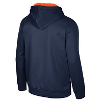 Men's Colosseum Navy Auburn Tigers Reese Pullover Hoodie