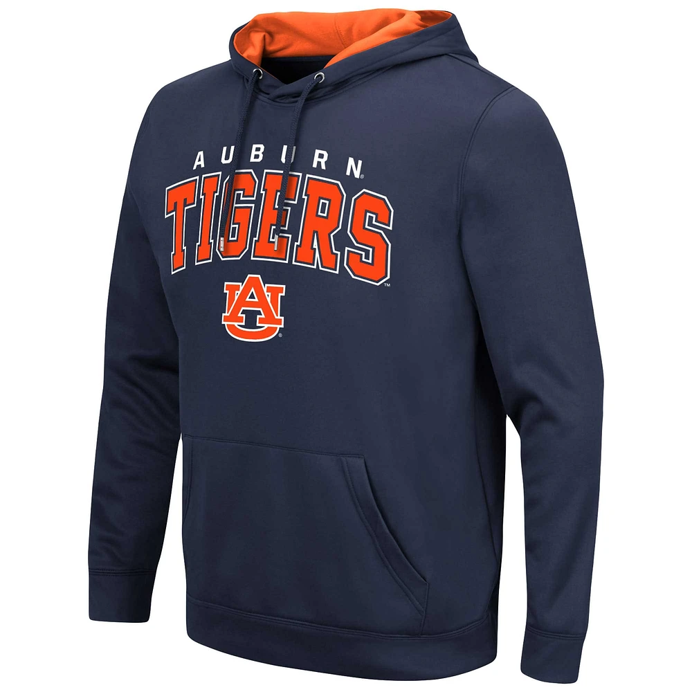 Men's Colosseum Navy Auburn Tigers Resistance Pullover Hoodie